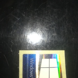 Win10　ホログラフエンブレムシール
