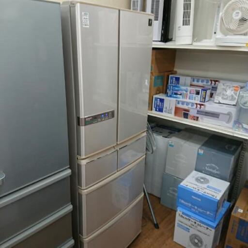 SHARP 440L 6ドア冷蔵庫 2012年製造