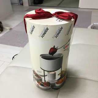 アメリカで買ったお洒落なチーズフォンデュセットの画像