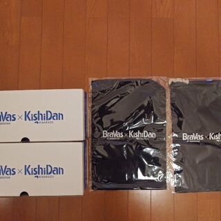 【完全未使用】【ブラバス×氣志團】黒・白25.0cmの画像