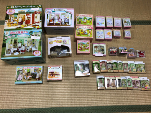 シルバニアファミリー ショップ、遊具、人形