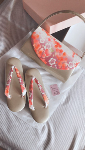 新品♡草履 バッグセット