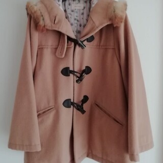 レピピ　アルマリオ　ポンチョ風ダッフルコート　M