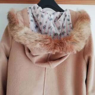 レピピ　アルマリオ　ポンチョ風ダッフルコート　Mの画像