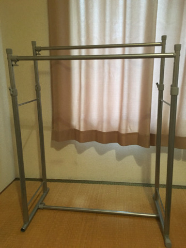 2段ハンガーラック 引取限定