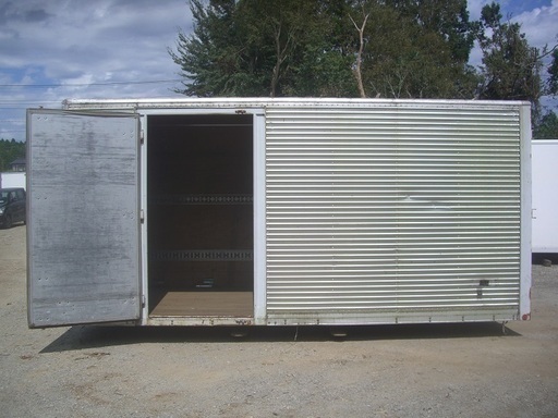 ♪ハAA19♪物置♪コンテナ♪激安♪アルミ箱♪後ろドアなし♪
