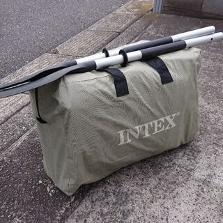 インテックス INTEX カヤック 一人乗り インフレータブル カヤック 釣りの画像