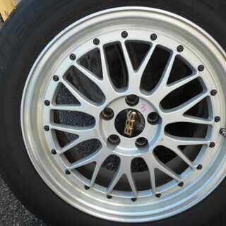最終値引き！BBS LM 18インチアルミホイール 4本セット 中古タイヤ付き