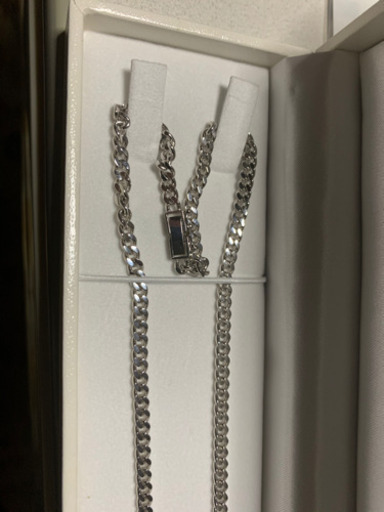 プラチナpt850 30.7g 喜平ネックレス 2面５０cm