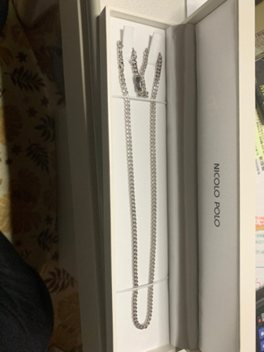 プラチナpt850 30.7g 喜平ネックレス 2面５０cm