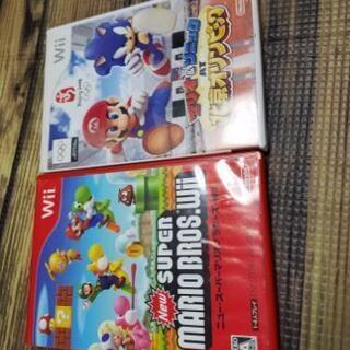 wiiソフト マリオ2枚セット