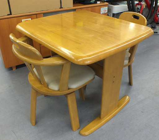 2人掛け ダイニングセット 食卓テーブル 回転イス ダイニングチェア ニトリ 手稲 paypay可