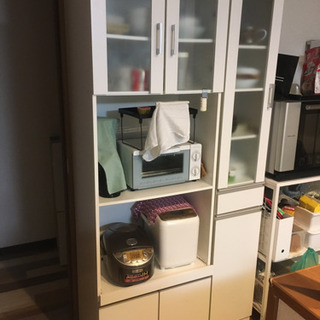 ニトリ  食器棚　スリム