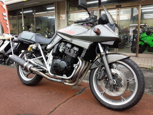 NO.2893　ＧＳＸ４００Ｓカタナ　ＥＴＣ付き　ヨシムラ集合カーボンマフラー　ガンメタリック　 ☆彡