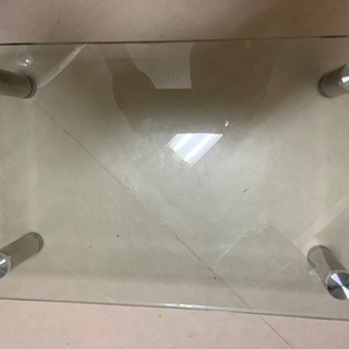 ガラス式モニター台 2つ