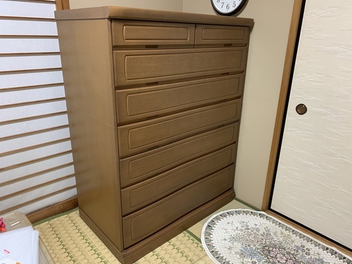 整理ダンス　府中家具　桐