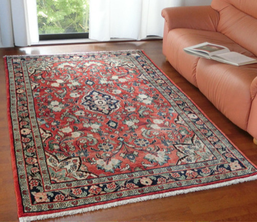 最終お値下げ価格★ペルシャ絨毯・オールド ヴィンテージ  221×135cm