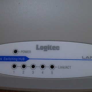 スイッチングハブ Logitec　ＬＡＮーＳＷ０５／Ｐの画像