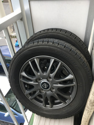 13インチアルミホイール 4本セット スタッドレスタイヤ