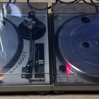 ジェミニ◇DJ ターンテーブル SA600Ⅱ 2台セット / アナログ レコード