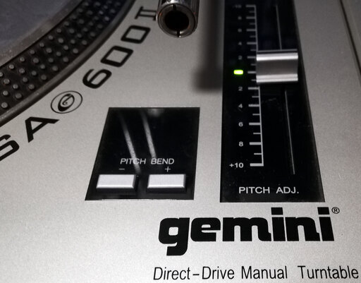 ジェミニ◆DJ ターンテーブル SA600Ⅱ 2台セット / アナログ レコードプレーヤー ダイレクトドライブ◆gemini