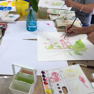 楽しく水彩画を描きませんか? の画像