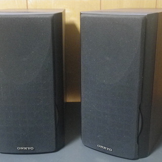無料 ONKYO コンパクト スピーカー D-V5 ペア ２way　全ユニット音出正常の画像