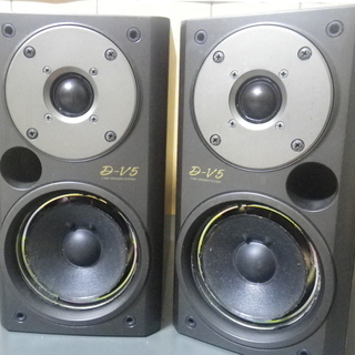 無料 ONKYO コンパクト スピーカー D-V5 ペア ２way　全ユニット音出正常の画像