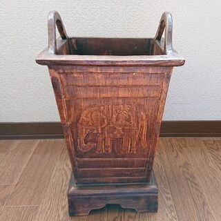アジアン雑貨 ゴミ箱 ぞうのゴミ箱 アジアン