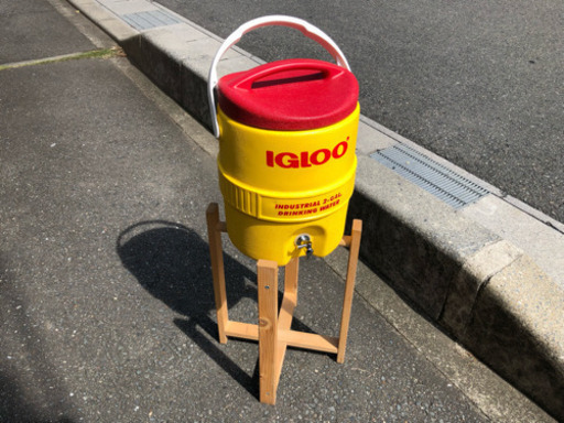 イグルー ジャグ 2ガロン 7.6L蛇口交換済み ジャグ台サービス