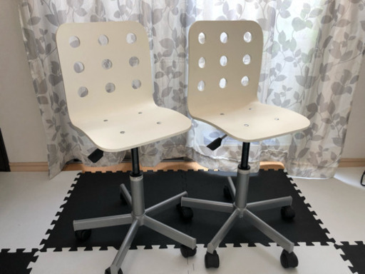 イケアIKEA ジュニア デスクチェア 2脚セット