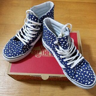 VANS　スニーカー　ハイカット　22.5　レオパード　レディー...