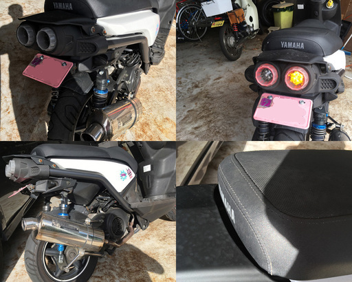 BW'S125 縦目　自賠責あり　ビーウィズ125　グリップヒーター付　マイル表示メーター　車検付軽自動車と交換も可