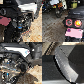 BW'S125 縦目　自賠責あり　ビーウィズ125　グリップヒーター付　マイル表示メーター　車検付軽自動車と交換も可の画像