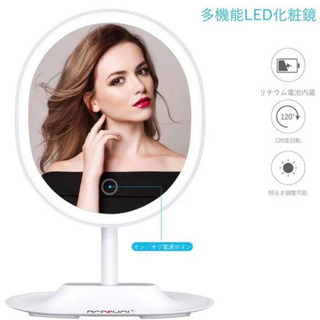 ✨新品未使用✨💝化粧鏡 5倍拡大鏡🔴1の画像