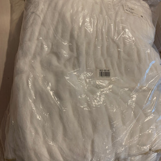 アイボリー色毛布 未使用
