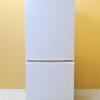 配達可 SHARP 137L 2ドア ノンフロン冷蔵庫 SJ-14W-W 2012年製