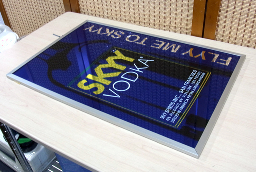 南12条店 スカイウォッカ SKYY VODKA  広告 ポスター 看板 お酒 コレクション インテリア