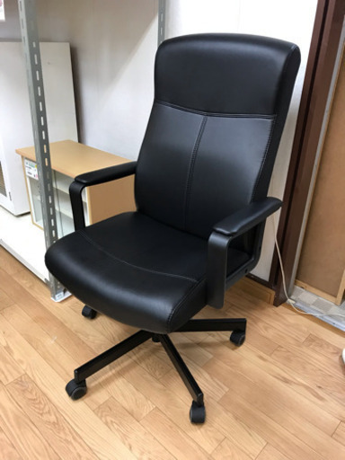 【リサイクルサービス八光　田上店 配達・設置OK】【IKEA/イケア】回転チェア, ボームスタード ブラック