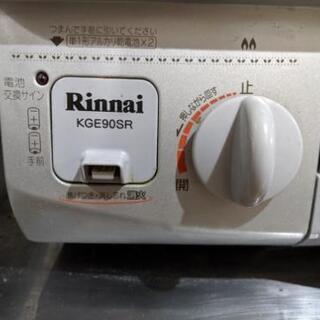 リンナイ ガステーブル 二口 美品の画像