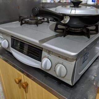 リンナイ ガステーブル 二口 美品