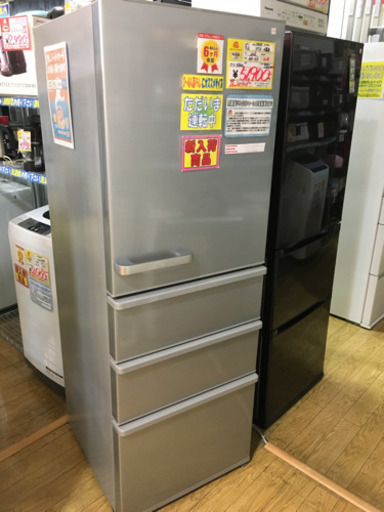 美品 2018年製 AQUA アクア 355L冷蔵庫 スタイリッシュ AQR-36G