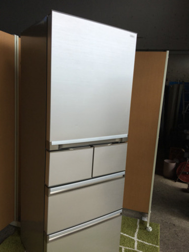 ☆AQUA☆大型冷蔵庫☆大容量400L☆自動製氷機能、完全動作品