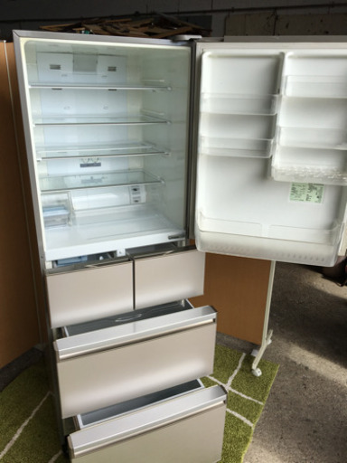 ☆AQUA☆大型冷蔵庫☆大容量400L☆自動製氷機能、完全動作品