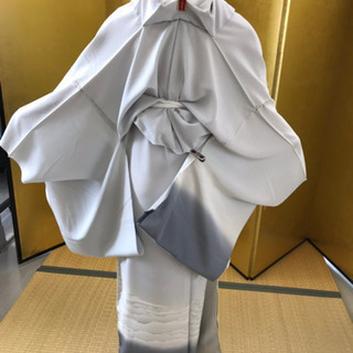 雲の図柄の訪問着 着物 未仕立て 新品の画像