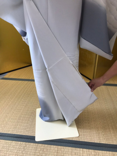 雲の図柄の訪問着 着物 未仕立て 新品