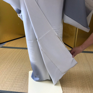 雲の図柄の訪問着 着物 未仕立て 新品の画像