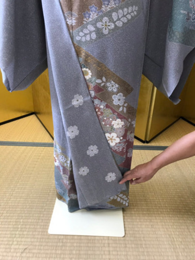 落款入りの訪問着 着物 未仕立て 新品