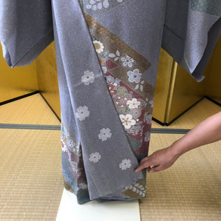落款入りの訪問着 着物 未仕立て 新品の画像