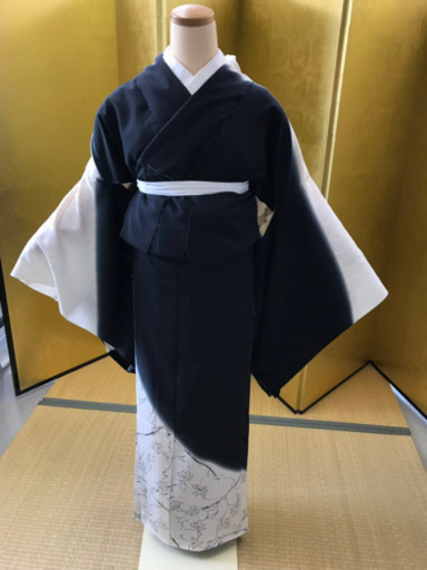 染め分けの訪問着 着物 未仕立て 新品